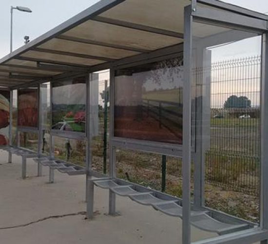 Mini Terminal Modular de Abrigo de Ônibus Premium (1)